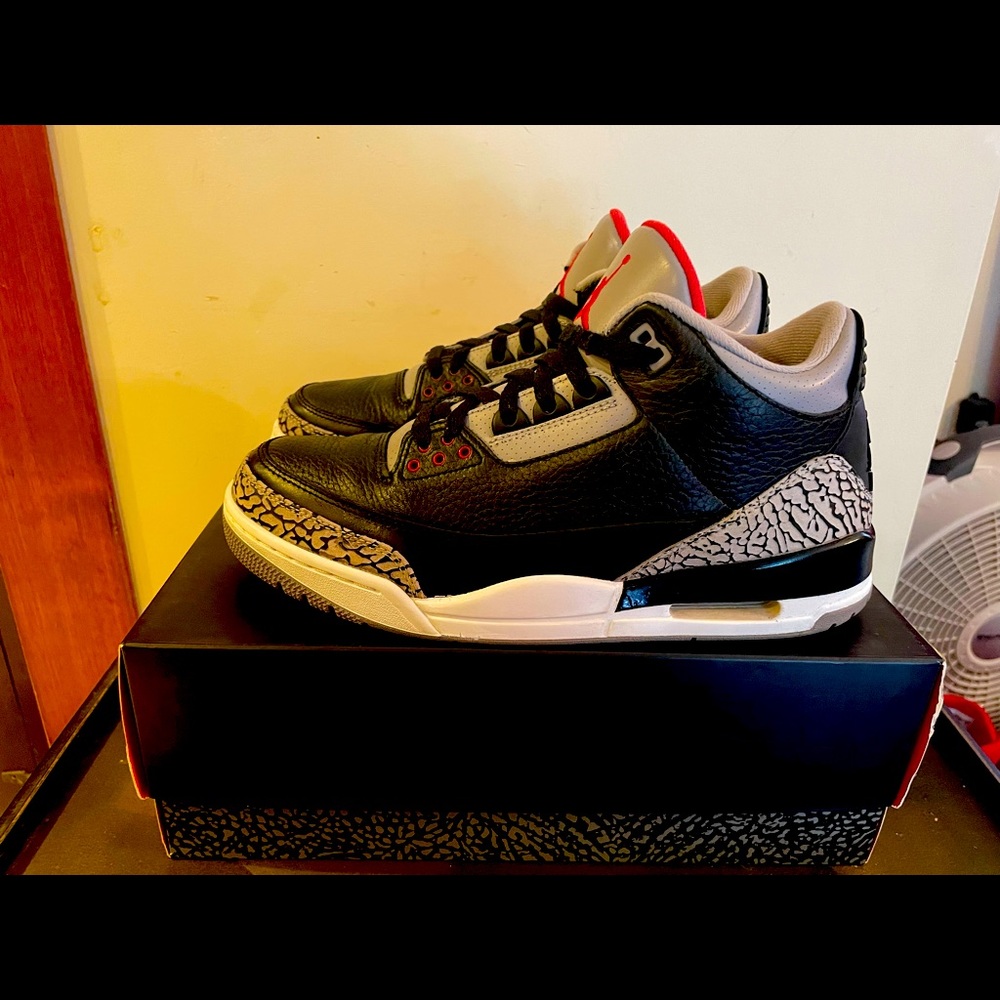 Jordan 3 Retro Black Cement (2011) Size 10